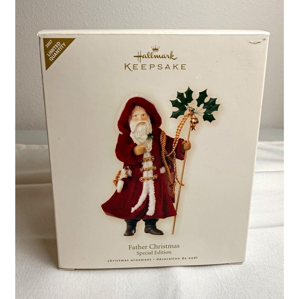 Hallmark Keepsake Father Christmas Santa Ornament, Special/Limited Edition 2007